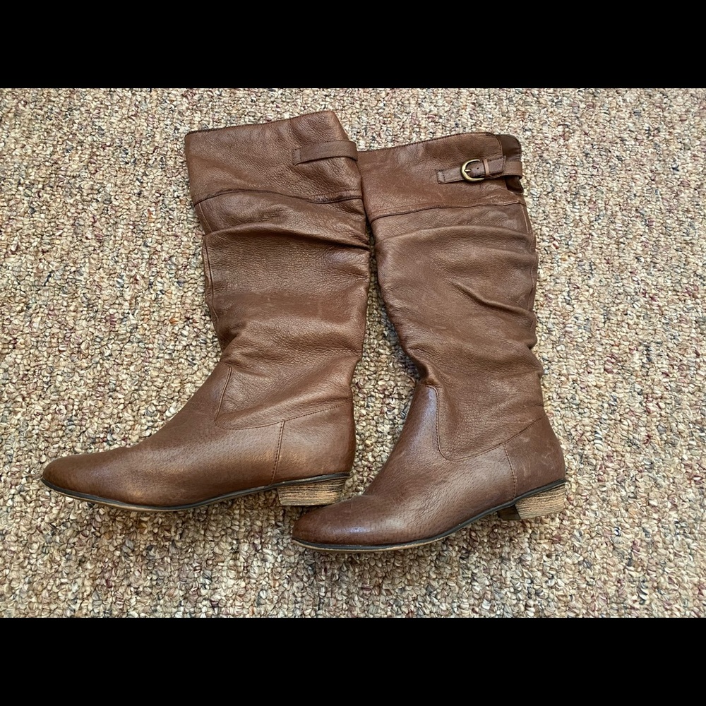 Brown Leather Boots